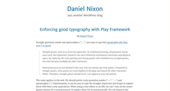 Desktop Screenshot of danielnixon.org